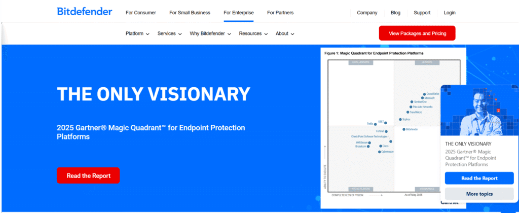 Bitdefender Home Page